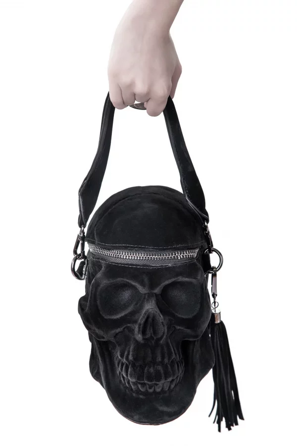GRAVEDIGGER VELVET HANDBAG - Image 2