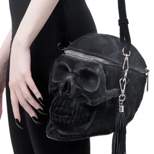 GRAVEDIGGER VELVET HANDBAG
