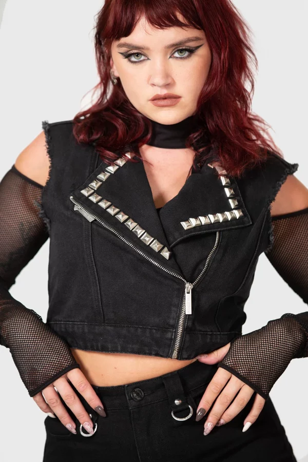 HEAVEN2HELL DENIM VEST