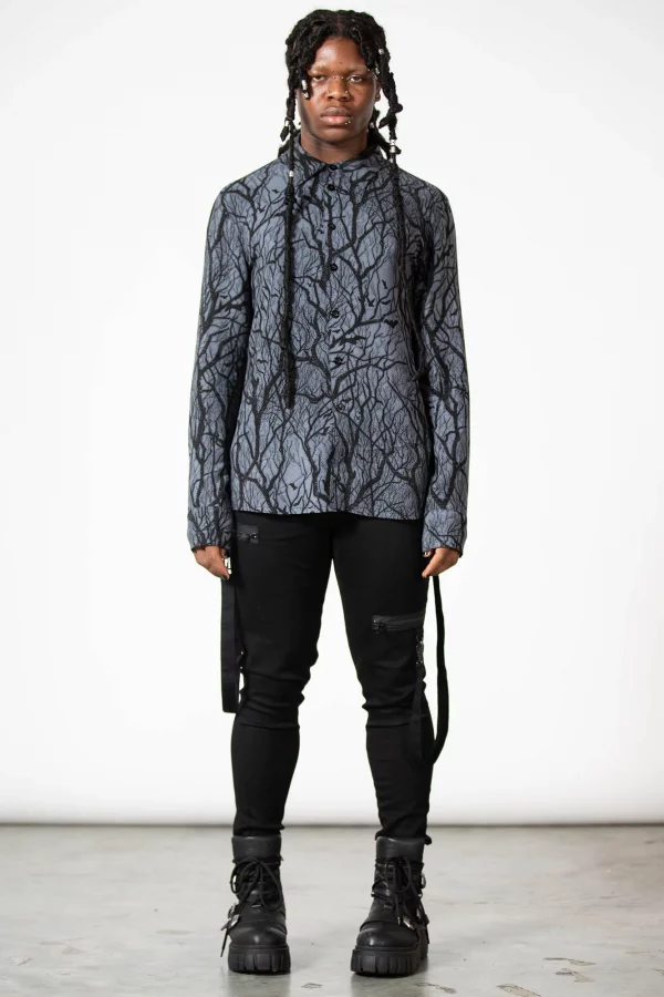 NIGHT GROVE BUTTON UP SHIRT
