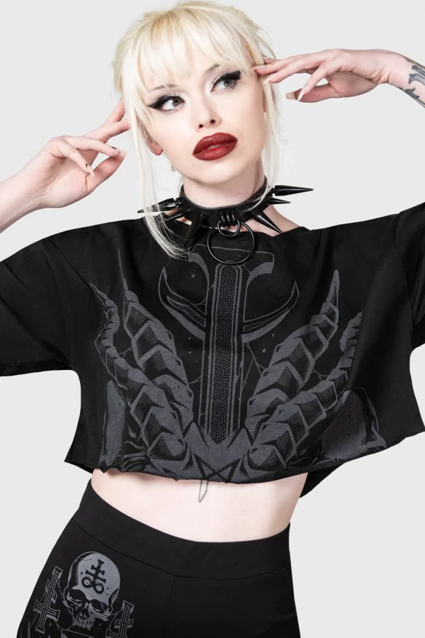 NIGHT ROLLER CROP TOP