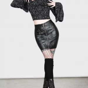 SCARLET FLAME MINI SKIRT