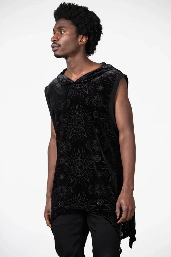TRUTHSAYER BURNOUT HOODED VEST